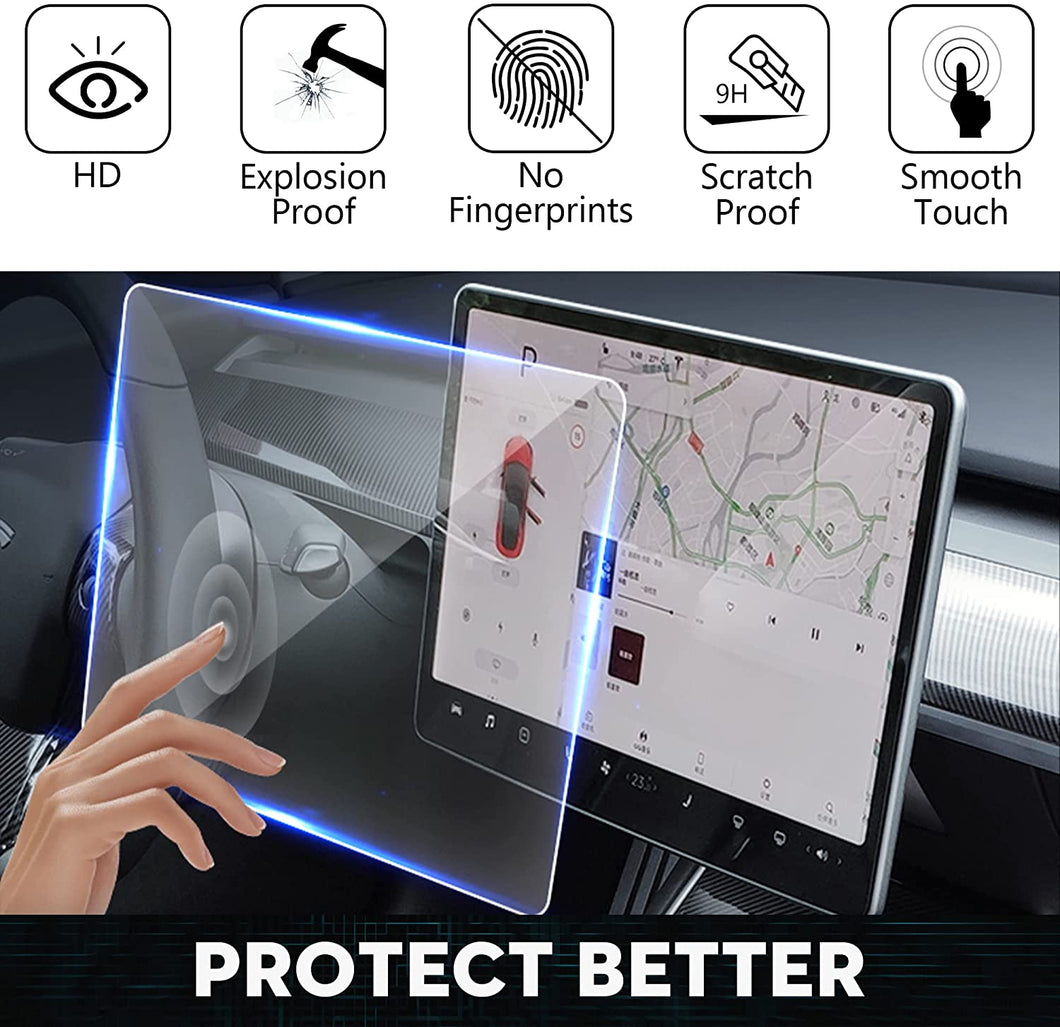 Tempered Glass Touch screen protector Tesla Model 3  & Model Y